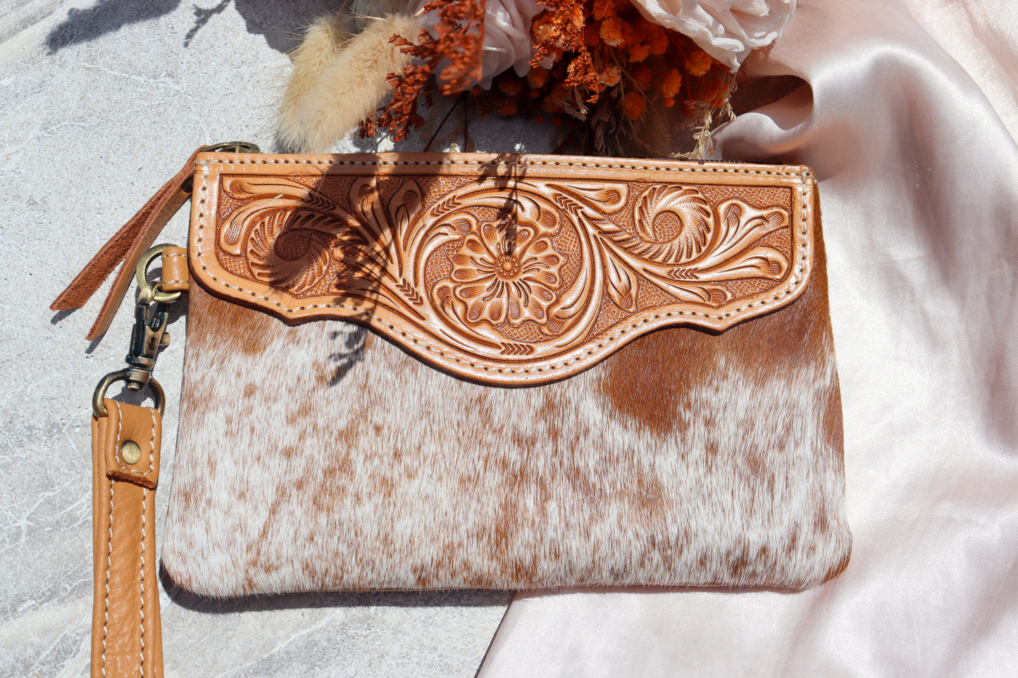 Kenzie - Small Cowhide Clutch