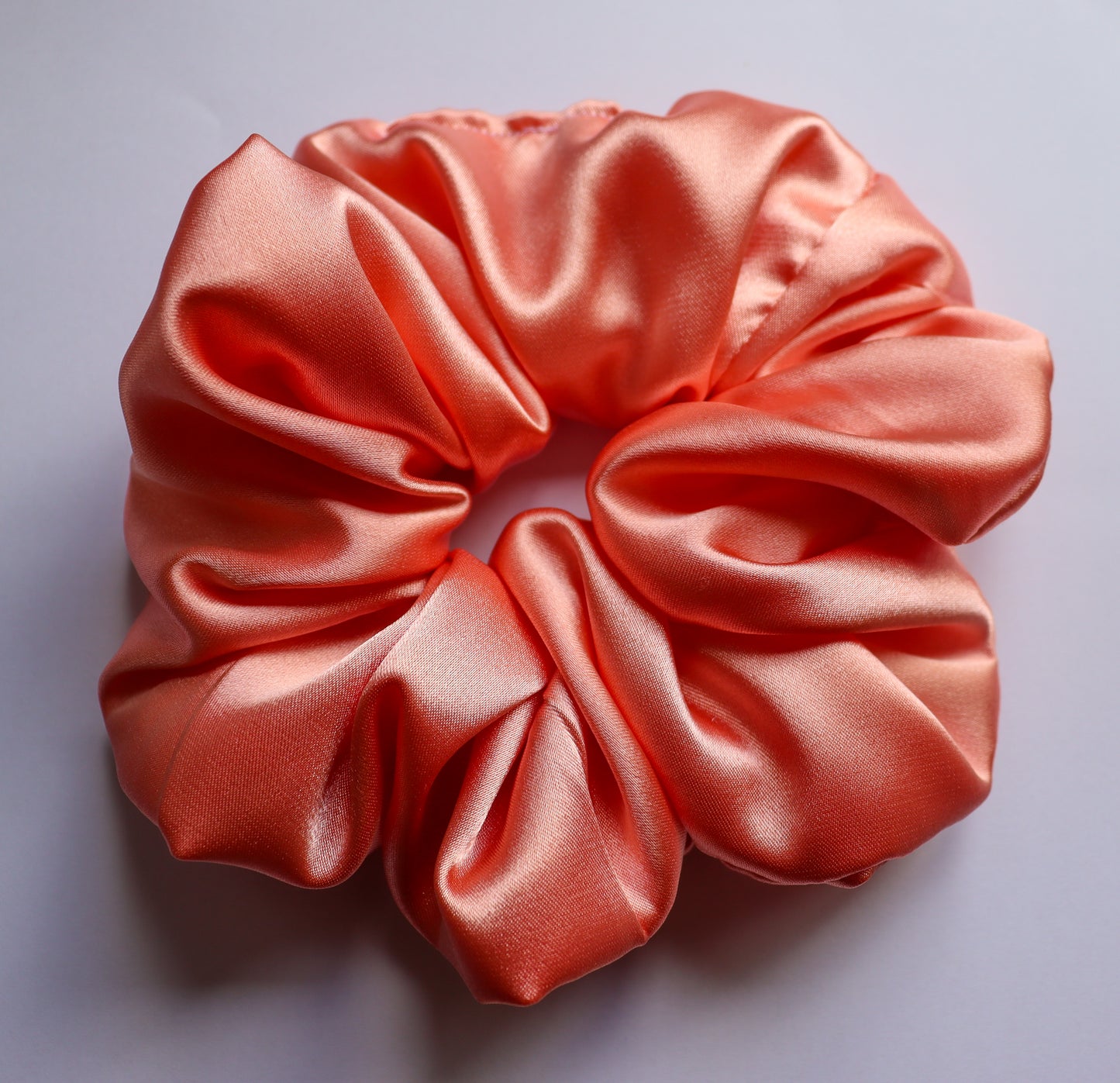 Peachy - Satin Scrunchie