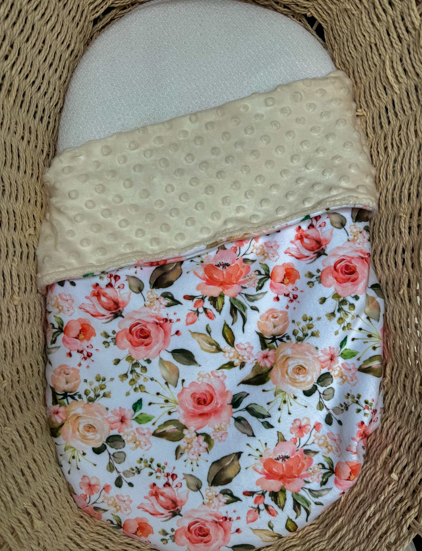 Double Minky Blanket - Rose